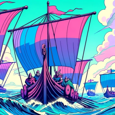 Explain why the Vikings used drakkars for their maritime expeditions?